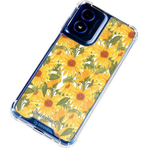 Bouffants and Broken Hearts Sunflowers Moto G 5G (2024) Clear Case